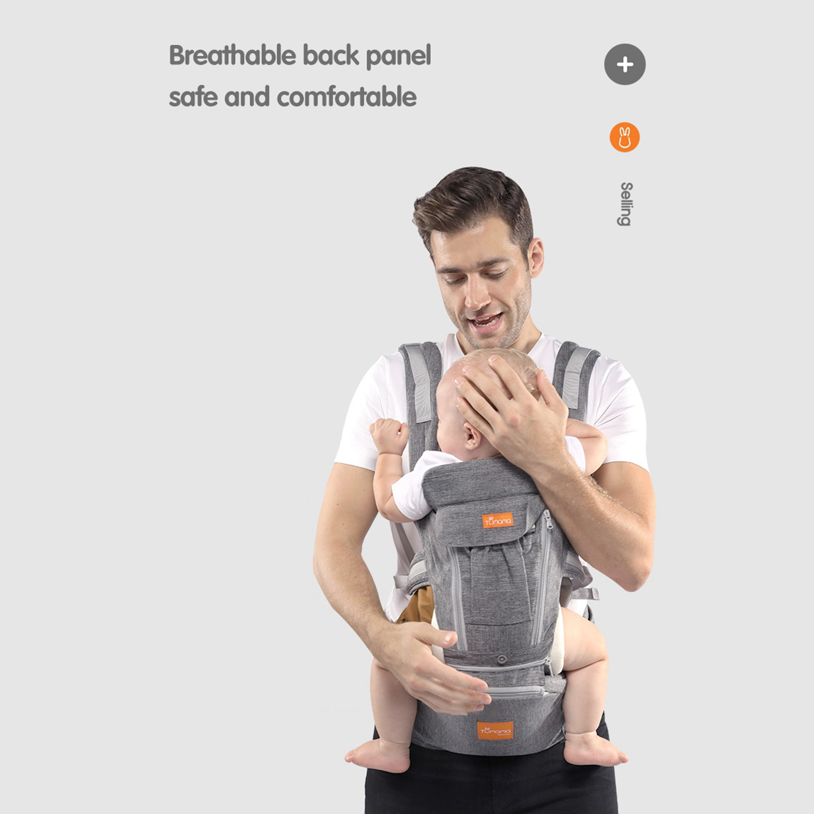 Baby Carrier All Seasons Three-in-one Ways Baby Carrier 3.6-15kg 0-36 Months