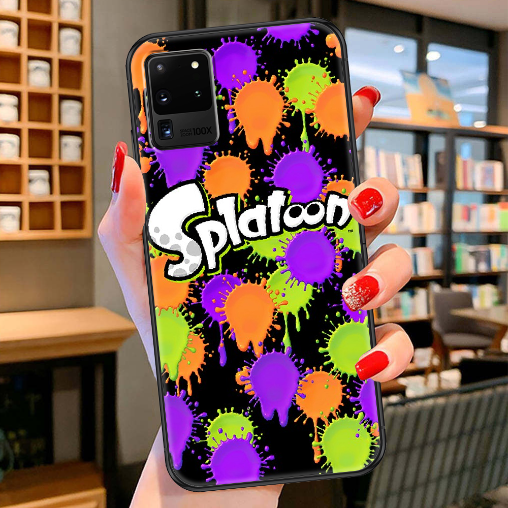 Чехол для телефона Game Splatoon для Samsung Galaxy Note 4 8 9 10 20 S8 S9  S10 S10E S20 Plus UITRA Ultra black 3D hoesjes tpu Etui | AliExpress