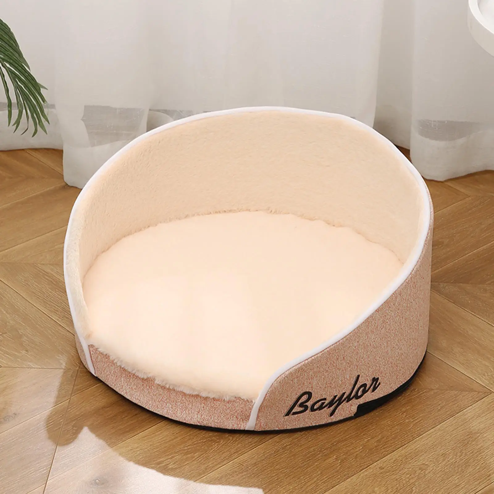 Removable Cover Cat Nest Indoor Cats Pet Kennel for All Breeds Round Soft Sofa Dog Bed