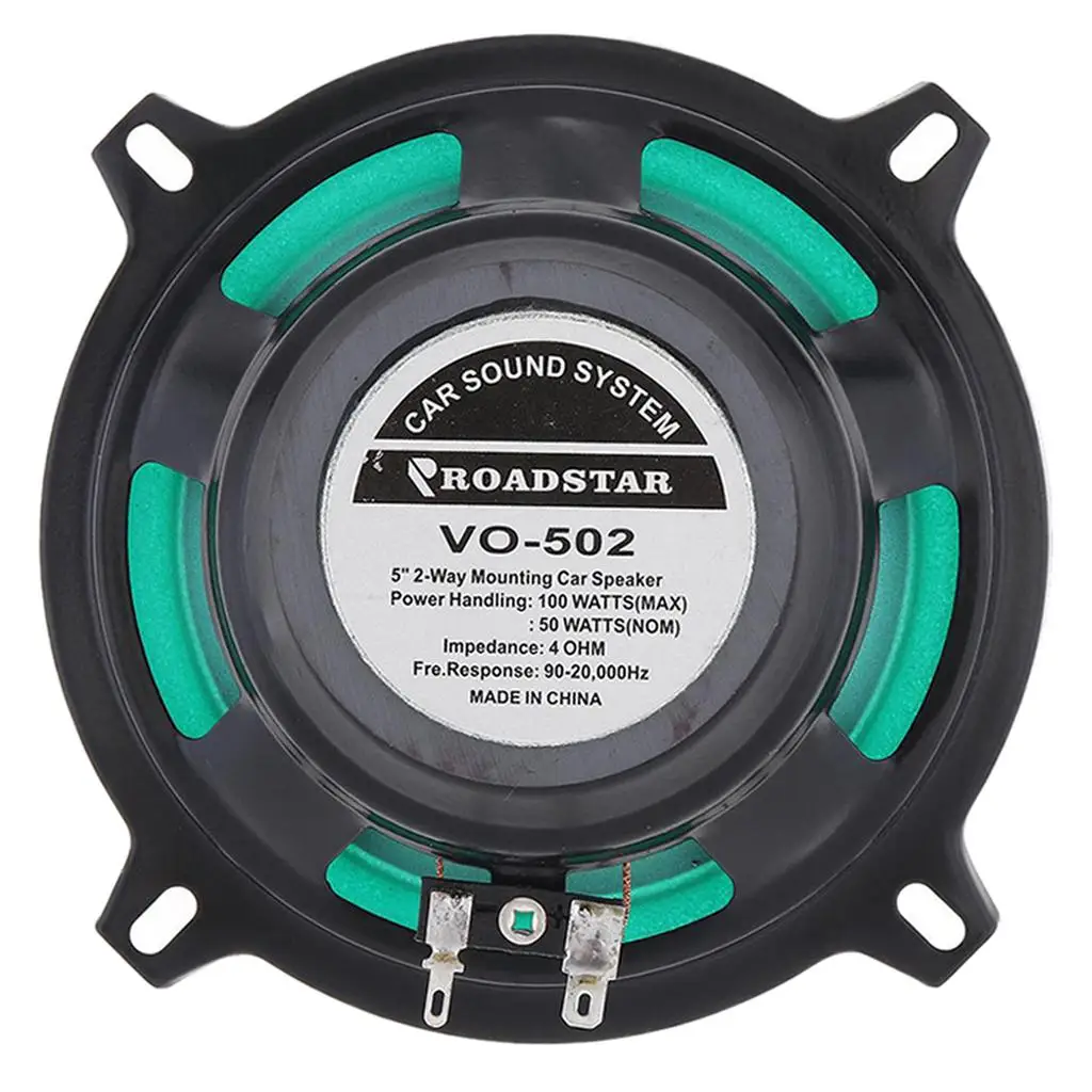 5inch 2 Way Vehicle Car HiFi Coaxial Speaker VO-502 100W 4Ohms Universal Car HiFi Speaker Door Auto Audio Music Loudspeaker