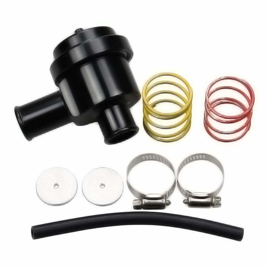 25MM Universal Turbo BOV Diverter Recirculating Bump Blow OFF Valve Black