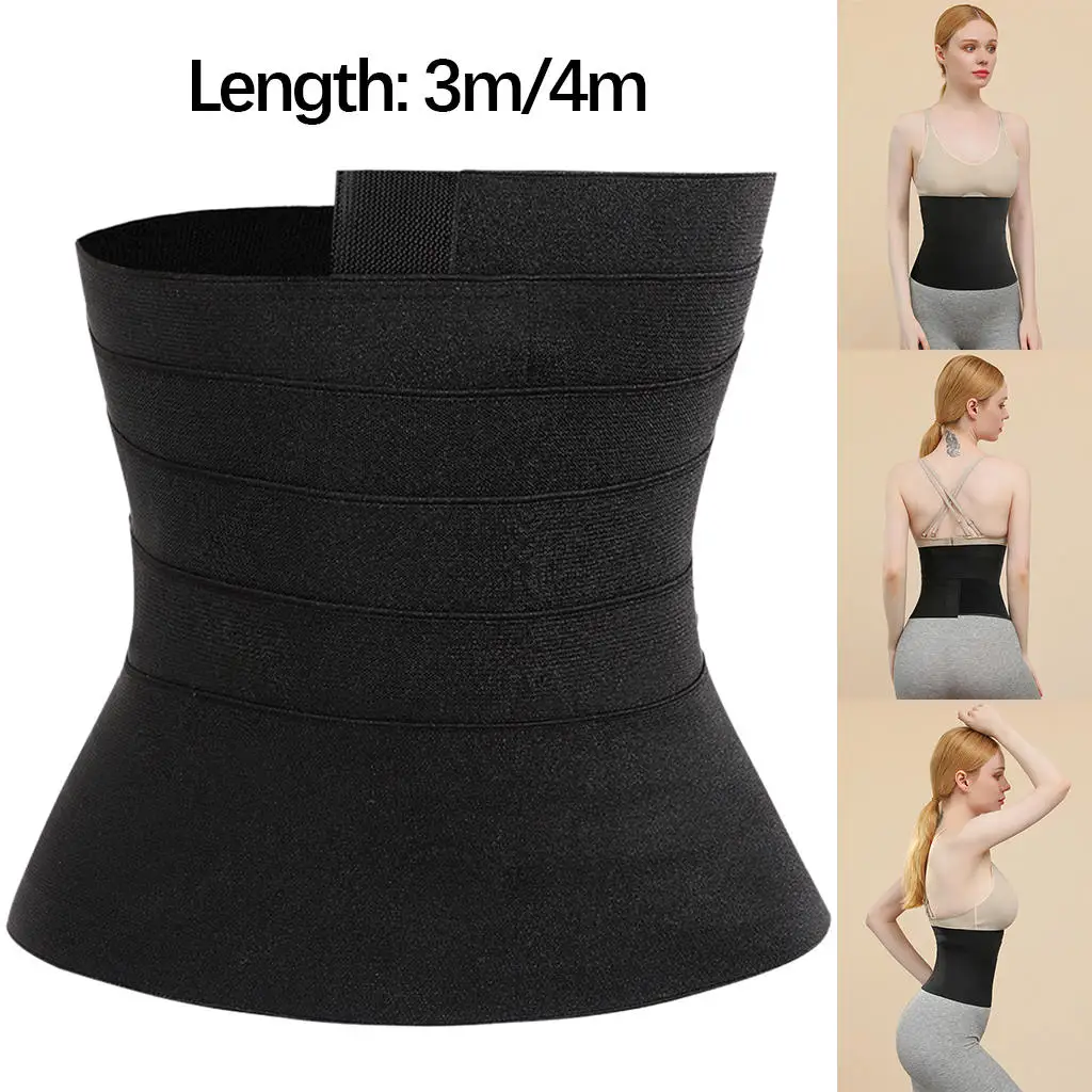 Waist Waist Trainer Tape Black Waist Support Belt Sauna Ab Belt Sweat Belt Comfortable Trainer Belt for Slimming Workout Women