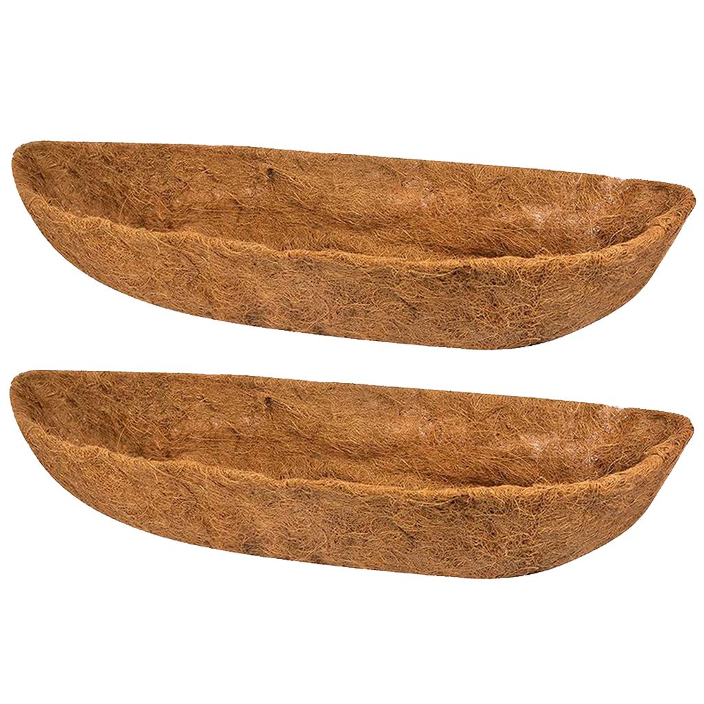 Trough Coco Liner - Preshaped Trough Coconut Fiber, Coir Liner for Trough Planter