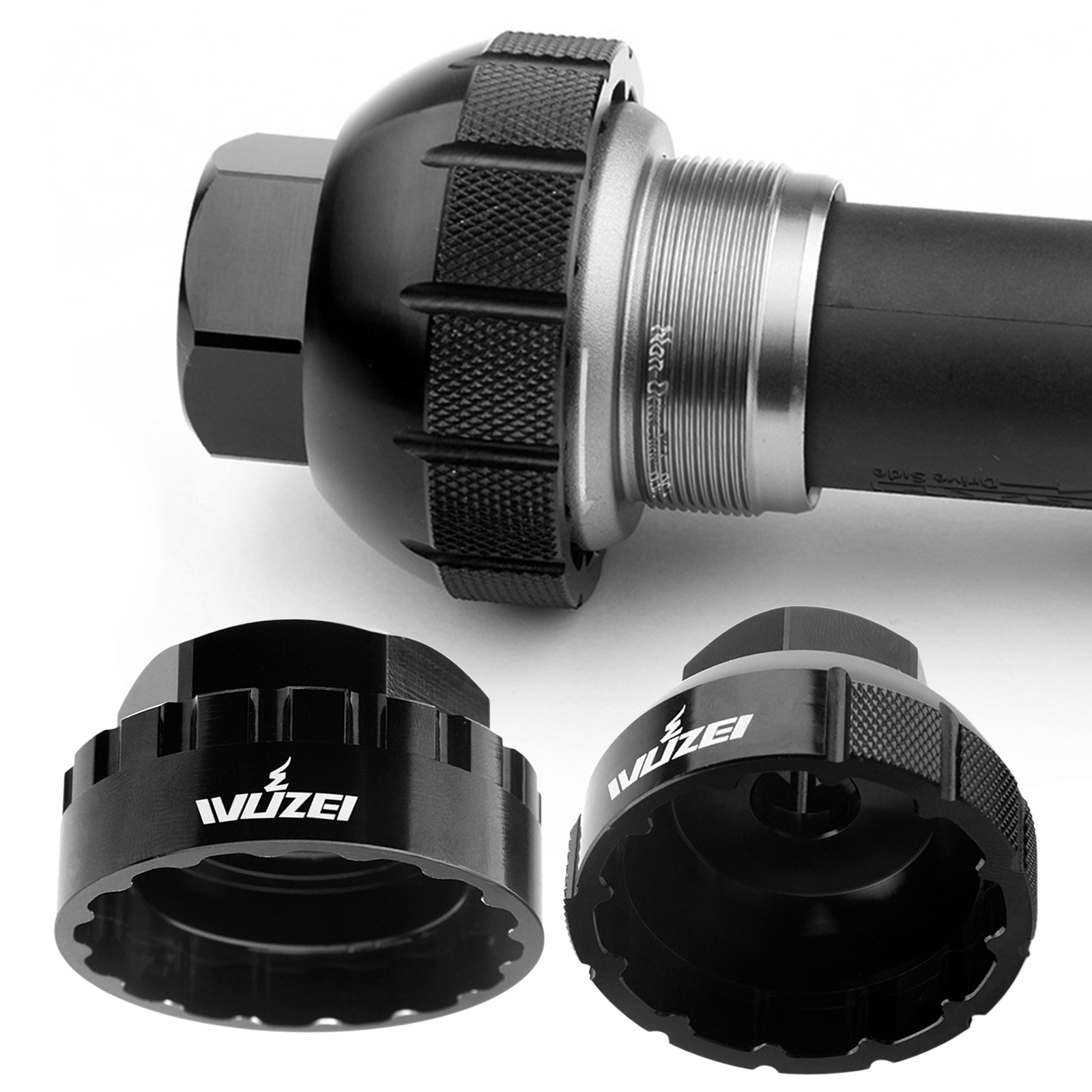 Aluminum Bike BB Tool High Strength 12-Notch Bottom Bracket Socket Remover Installer Removal Assemble Repair Removing Tools