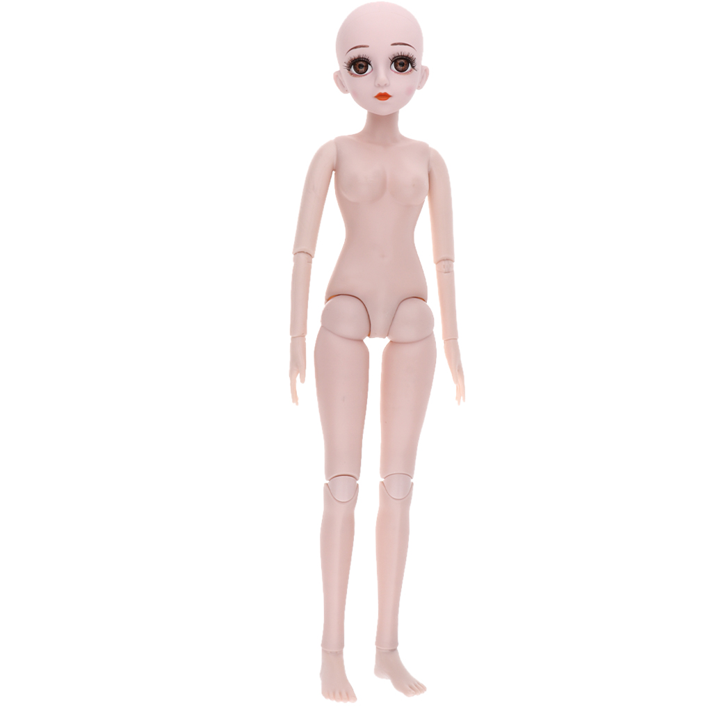 1/3 13 Jointed Female  Body DIY Custom For BJD 60cm Doll With Music