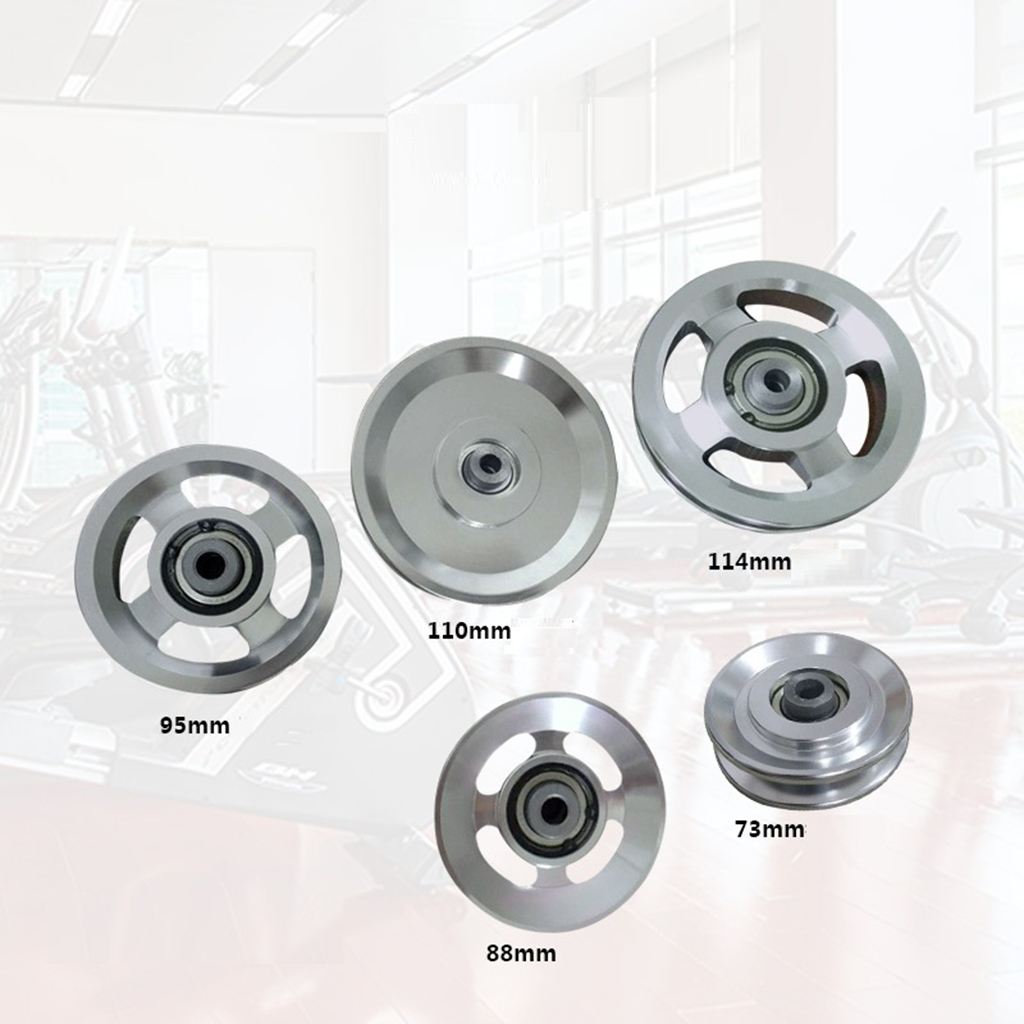 Solid Pulley Wheel Single Wheel Spin U Groove Roller Bearing Rigging Guide
