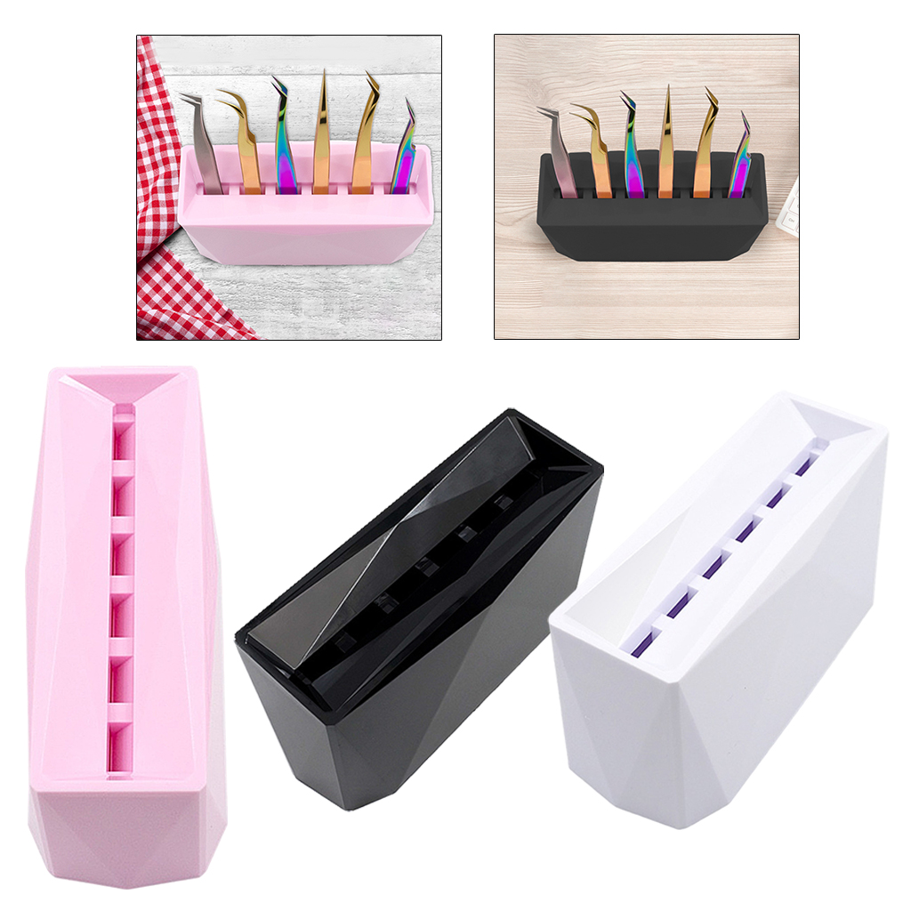 Durable Convenient 6-Hole Tweezer Storage Rack for Eyelash Accessories Tools Lash Extension Tools Pliers Organizer