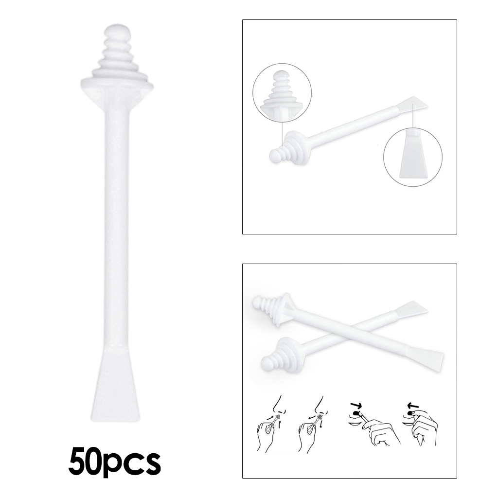 Nose Wax Sticks Applicators for Nasal Hair Removal Nostril Nasal Cleaning Ear Applicator Sticks Facial Hair Remover Wax Sticks