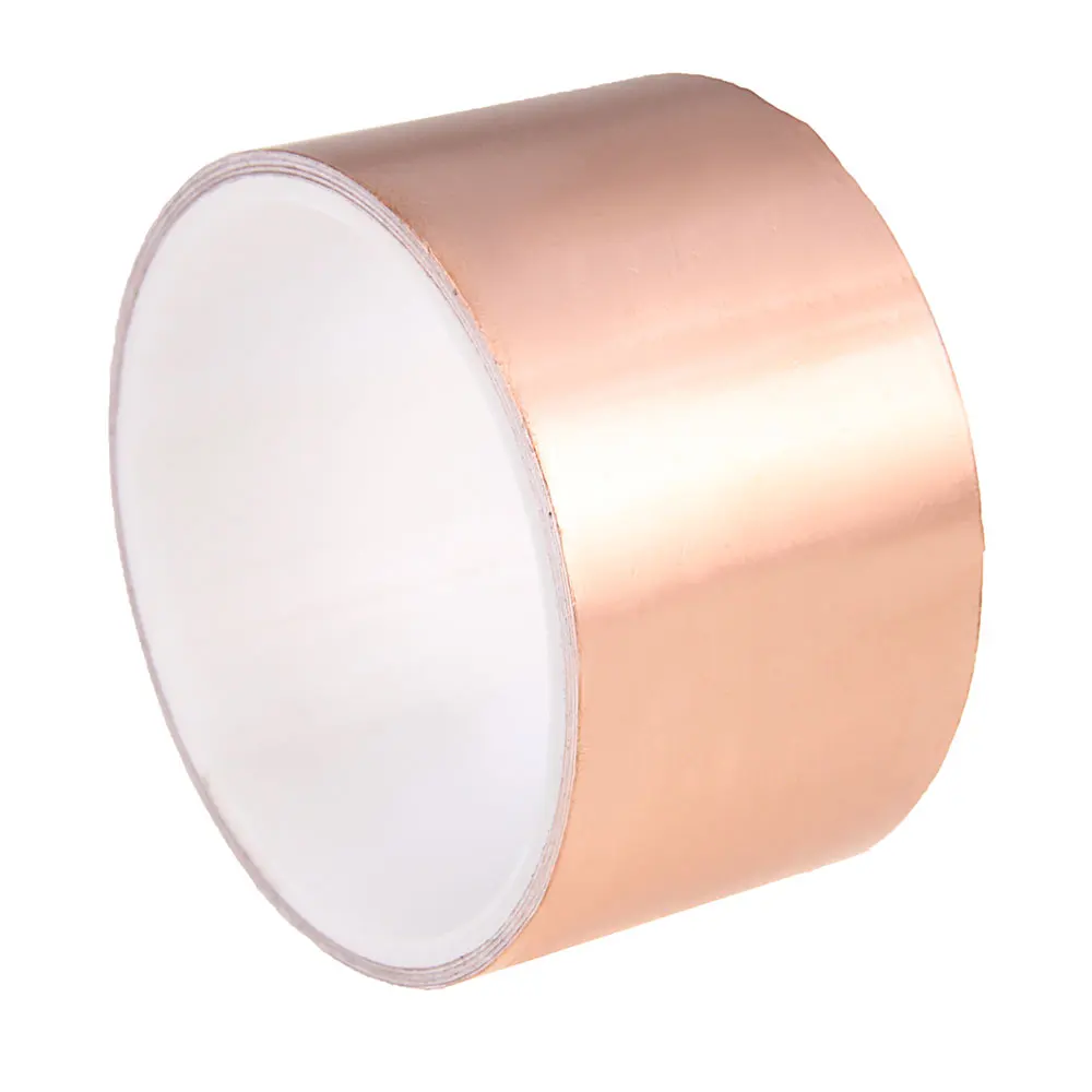 50mm X 3 Metre Guitar Shielding Copper Foil Conductive Tape Adhesive Barrier