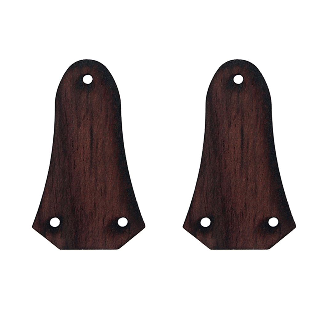 2pcs Rosewood Folk Guitar  Rod Covers Musical Instrument DIY Parts