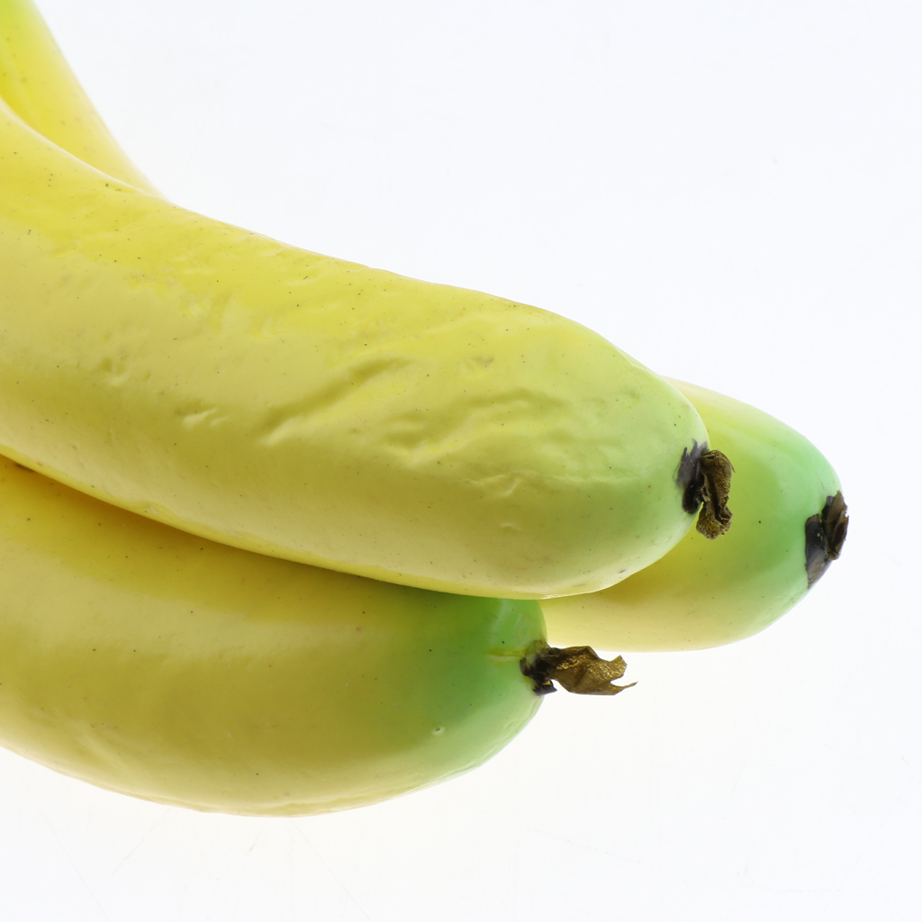 1 set Realistic Fake Banana - Real Looking Fake Fruits for House Party Deco