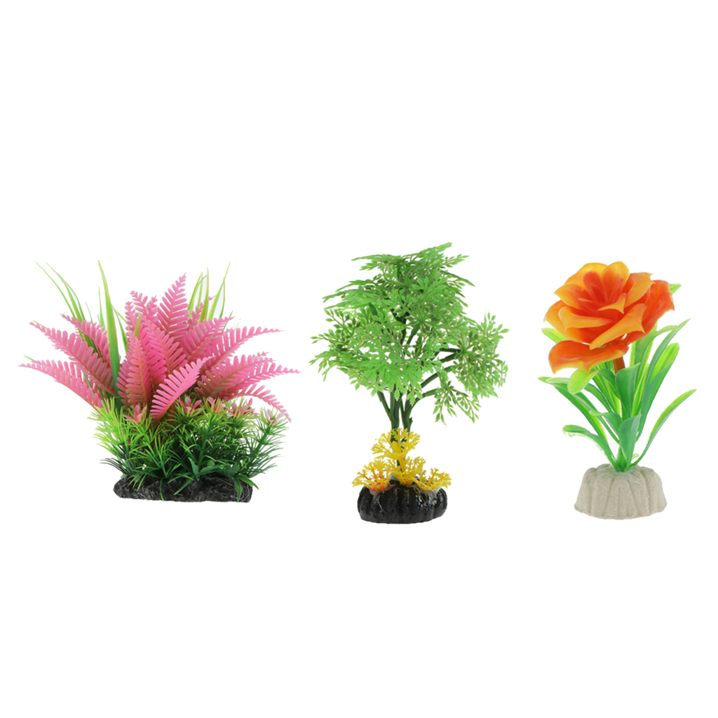 Aquarium Plastic Plants, Wonderful Prop for Kitchen Countertops, Dining Table