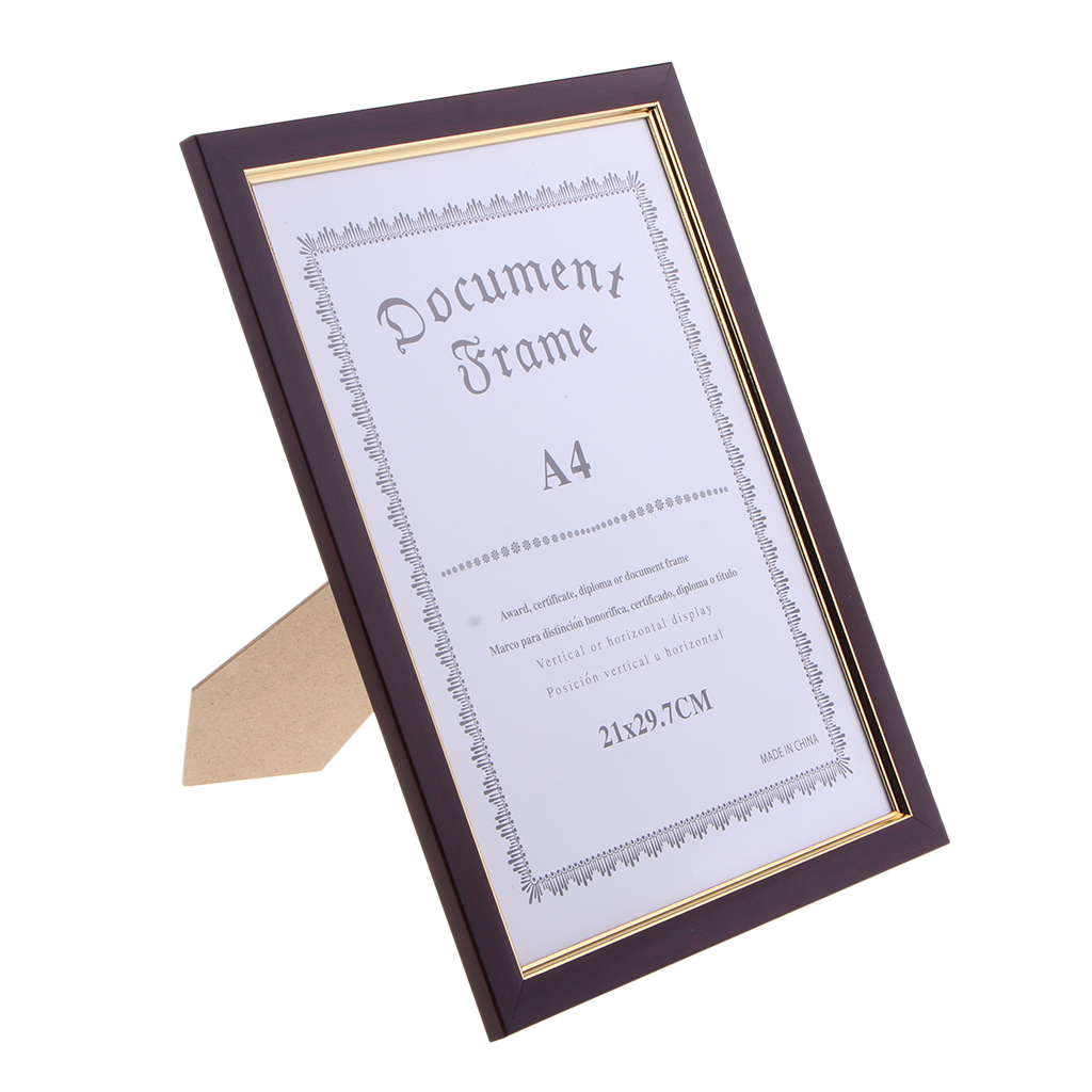 A4 Diploma, Certificate, Photo ,Artwork ,Picture ,Documents Wood Frame
