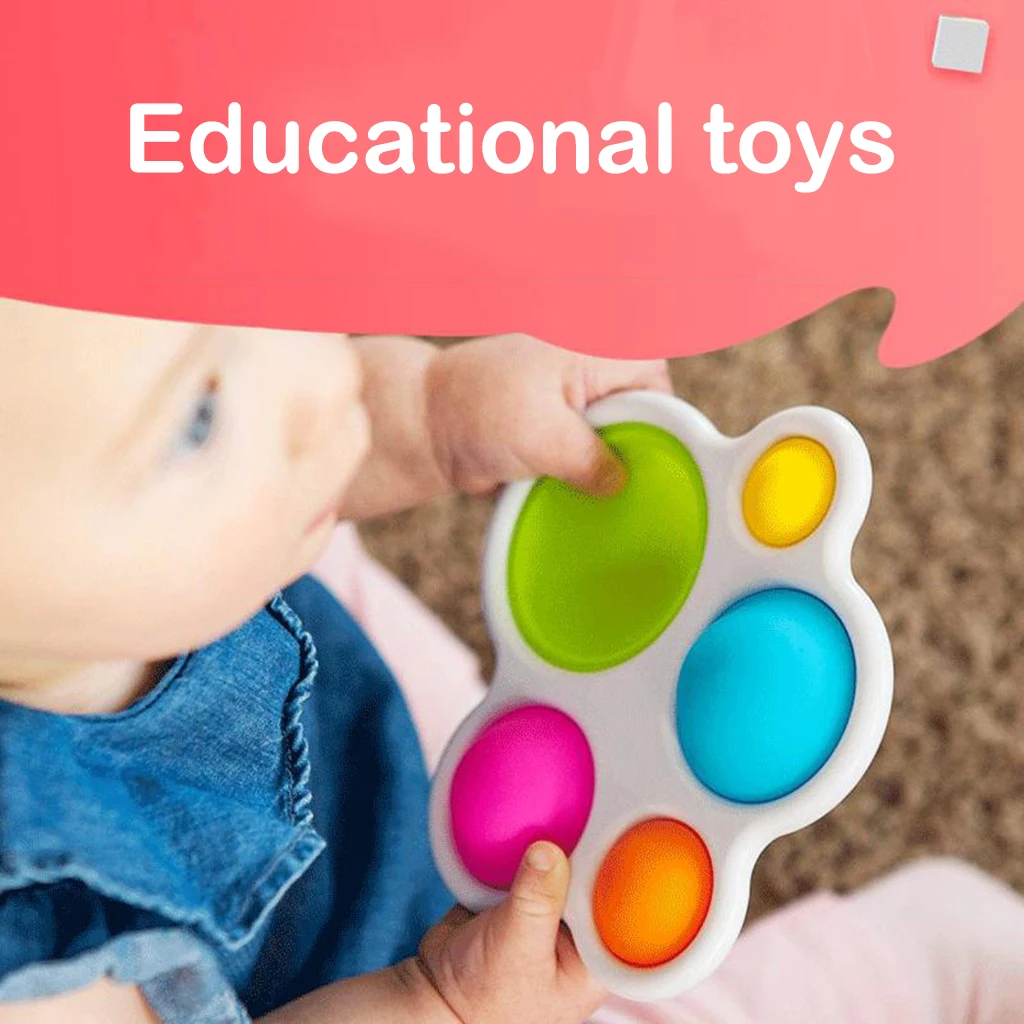 YOUMIYA Silicon Hand Flipping Board Sensory Toys for Baby Children Early Educational Toy Infant Molars Relax Silicone Toy 