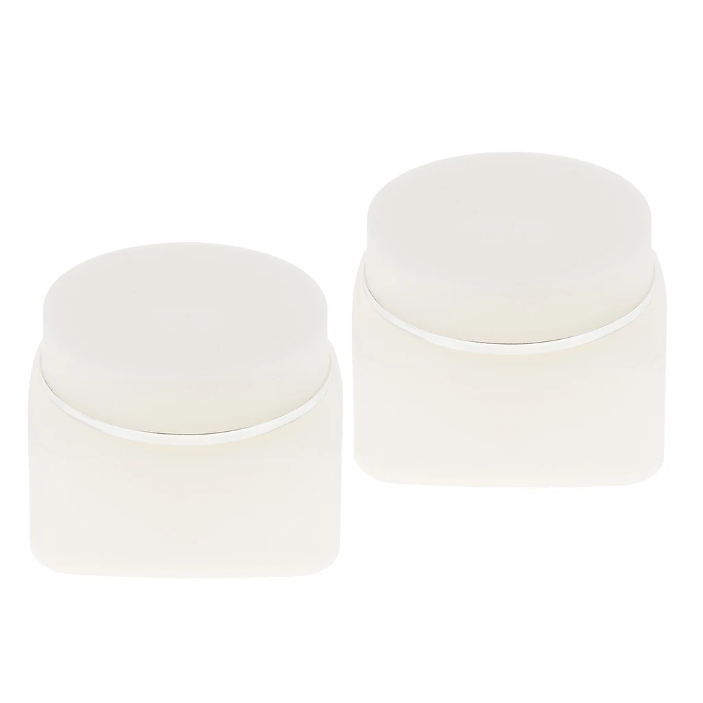 Plastic Empty Cosmetic Sample Jars Face Cream Lip Balm Foundation Storage Pot (2PCS, 30g/50g)