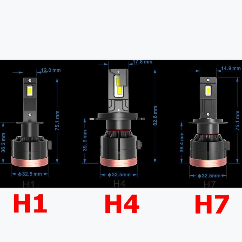 F5D 130W 13000LM H4 9005 9007 H11 h13 H7 LED Headlights Bulb Fog Light H7 H11 H8 9005 9006 H1 880 Car LED Headlamp Kit