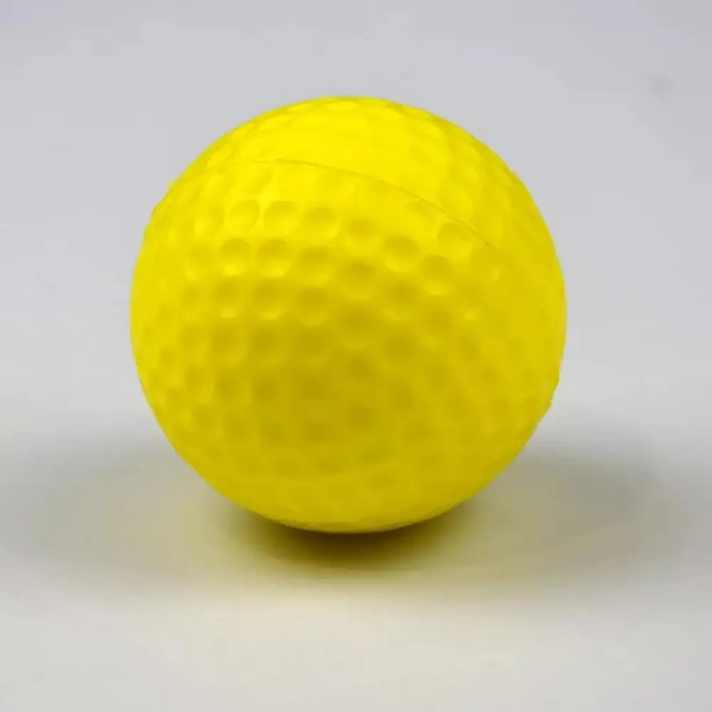 20-Pack Yellow PU Foam Golf Practice Balls Indoor Outdoor Training