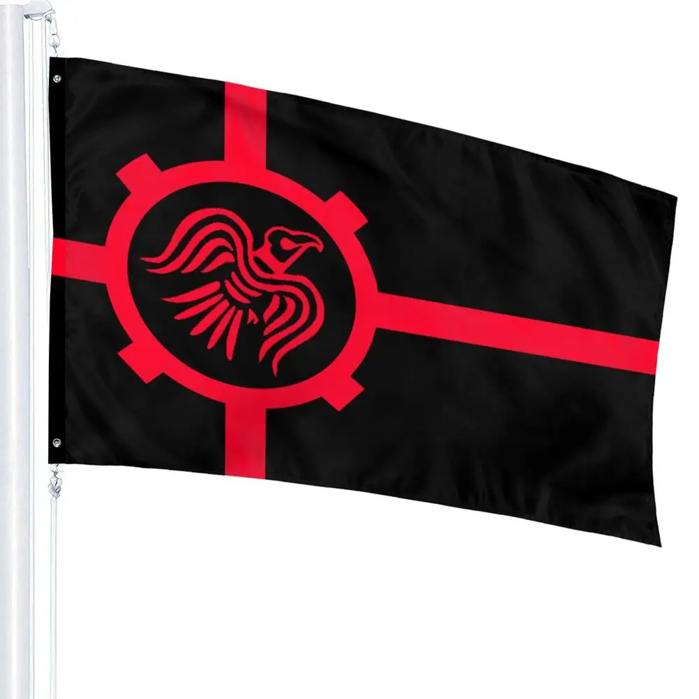 Viking Raven Flying Flags