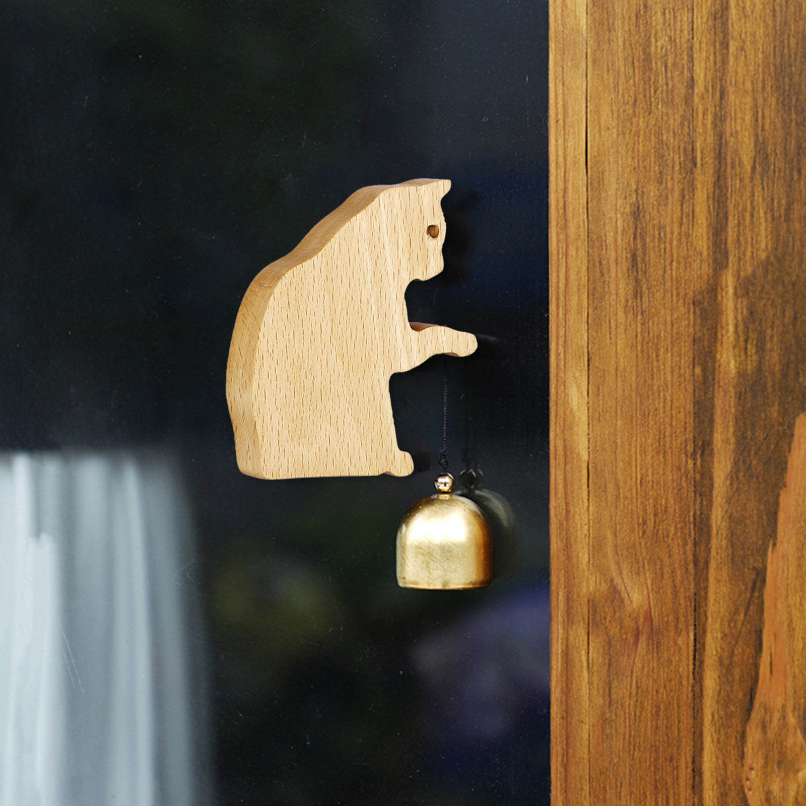 Japanese Style Doorbell Wind Chime Decorative Fortune Cat Shopkeepers Bell Door Opening Entry Doorbell Chime for Business