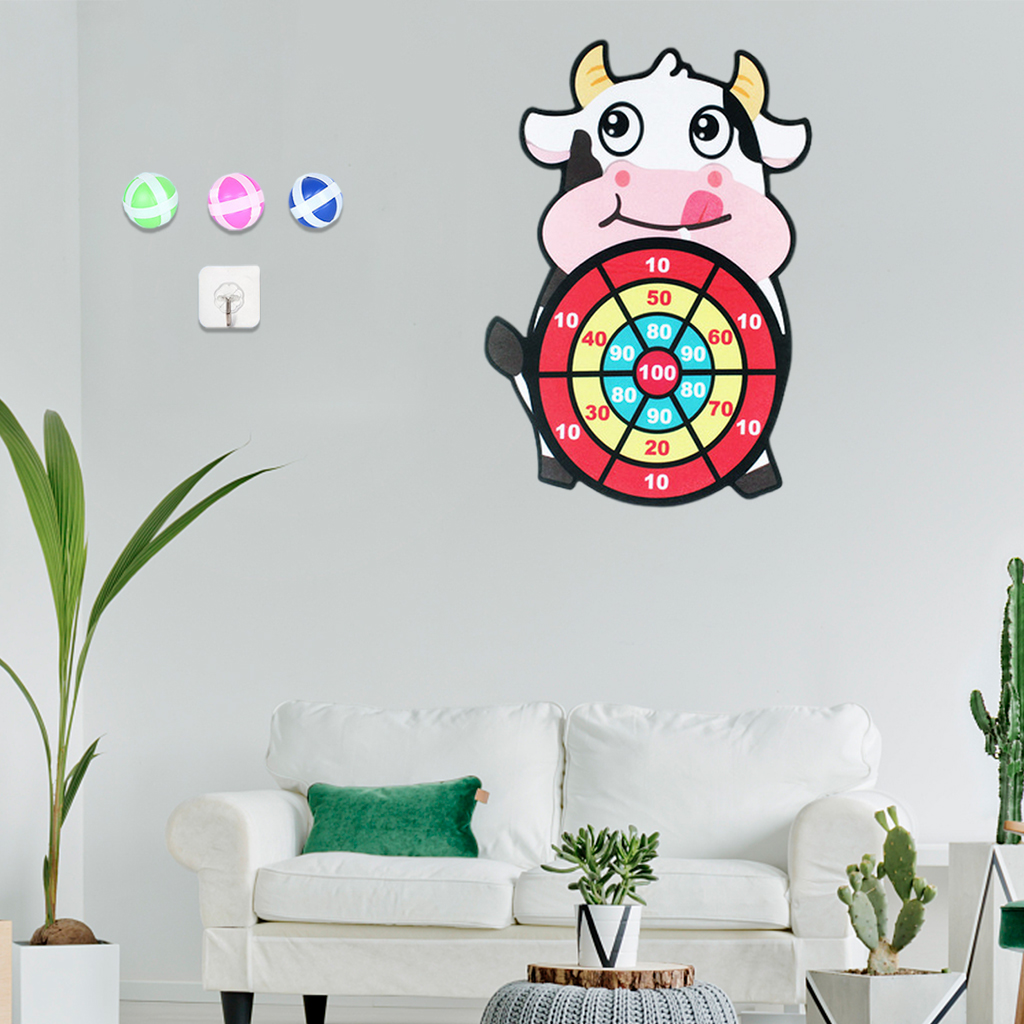 Classic Toy Target Sticky Ball Dart Board Indoor Party Family Activity Halloween Christmas Game Gifts for Kids