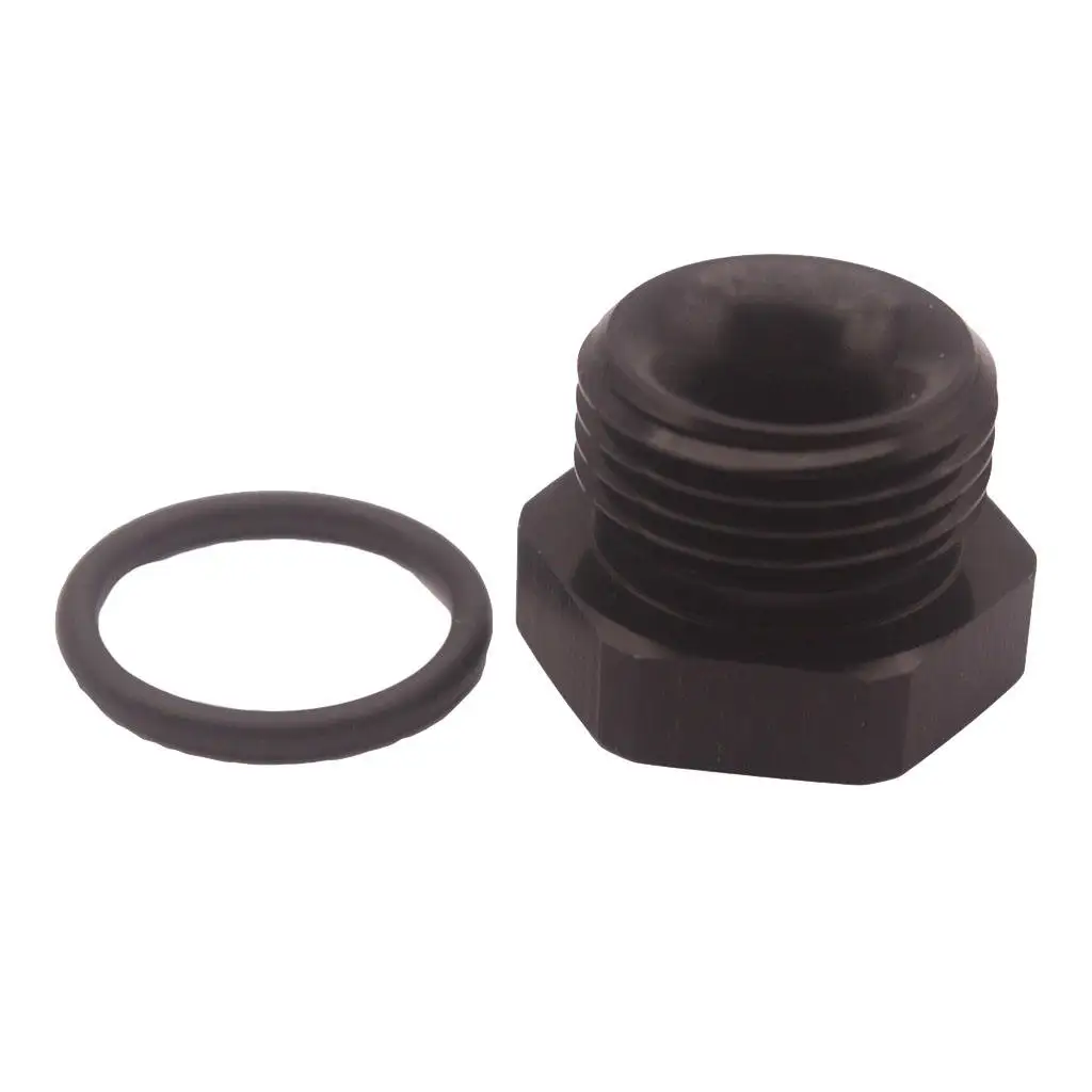 AN -10(AN10 -10) ORB Hex Head Port Plug with O ring Boss With 1/8
