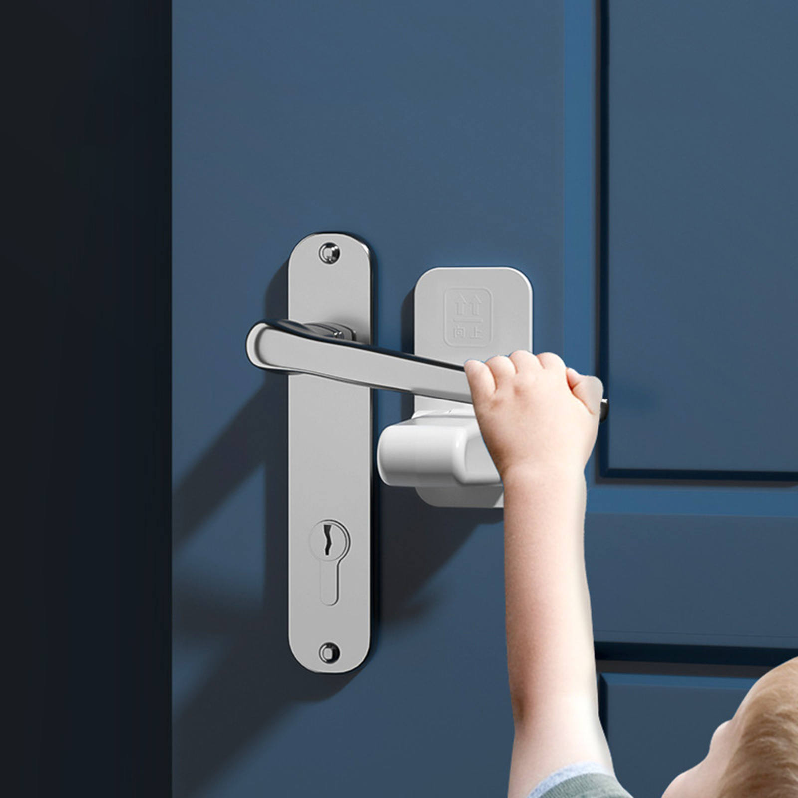 Child Handles Door Lever Lock Adhesive Proof Doors And Safety Tools