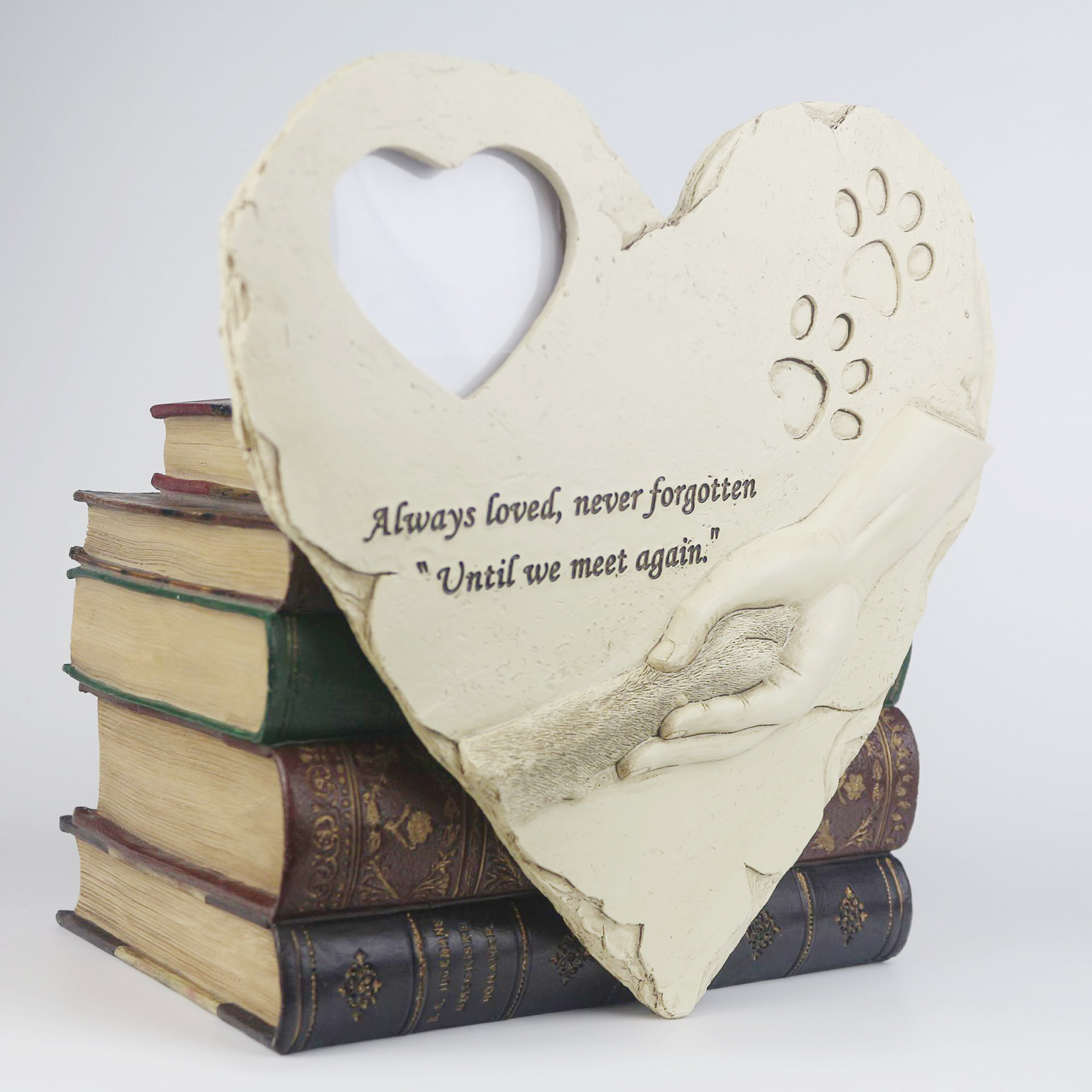 Engraved Pet Memorial Stone Dog Headstone Cats Grave Marker Remembrance Gift