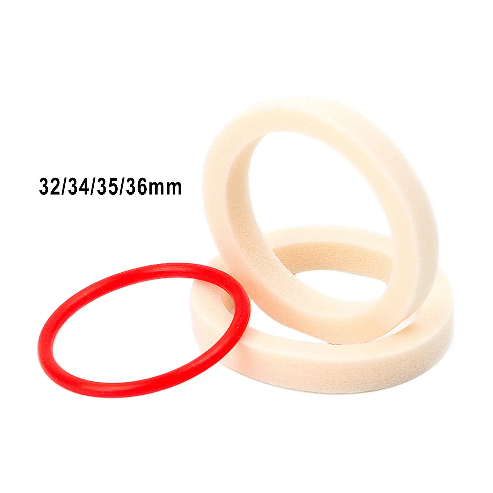 2Pcs Bicycle Front Fork Sponge Ring Oil Foam Absorb Seal 32/34/35/36mm Forks Bike Accessories