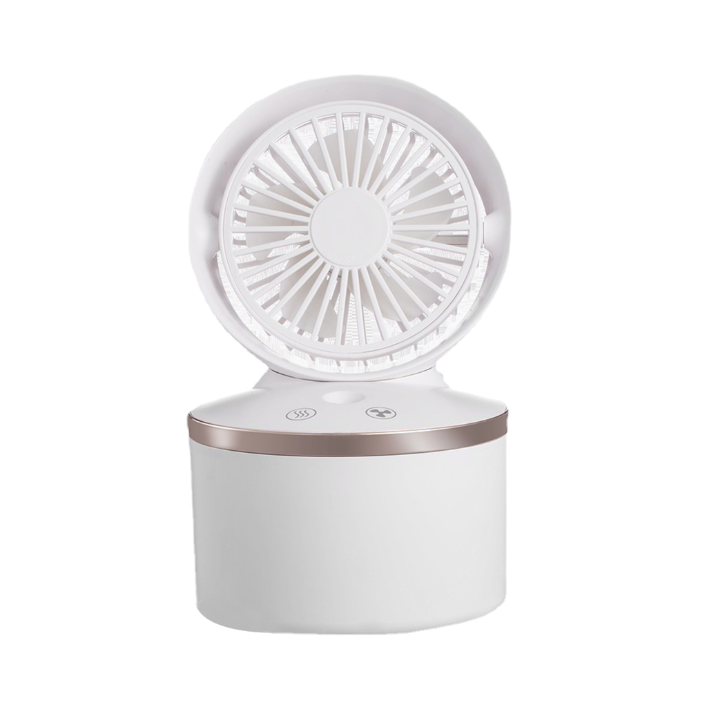 Quiet Electric Usb Humidifier Summer Table Cooling Fan Humidify Desktop Table Fan Summer Usb Portable Air Diffuser