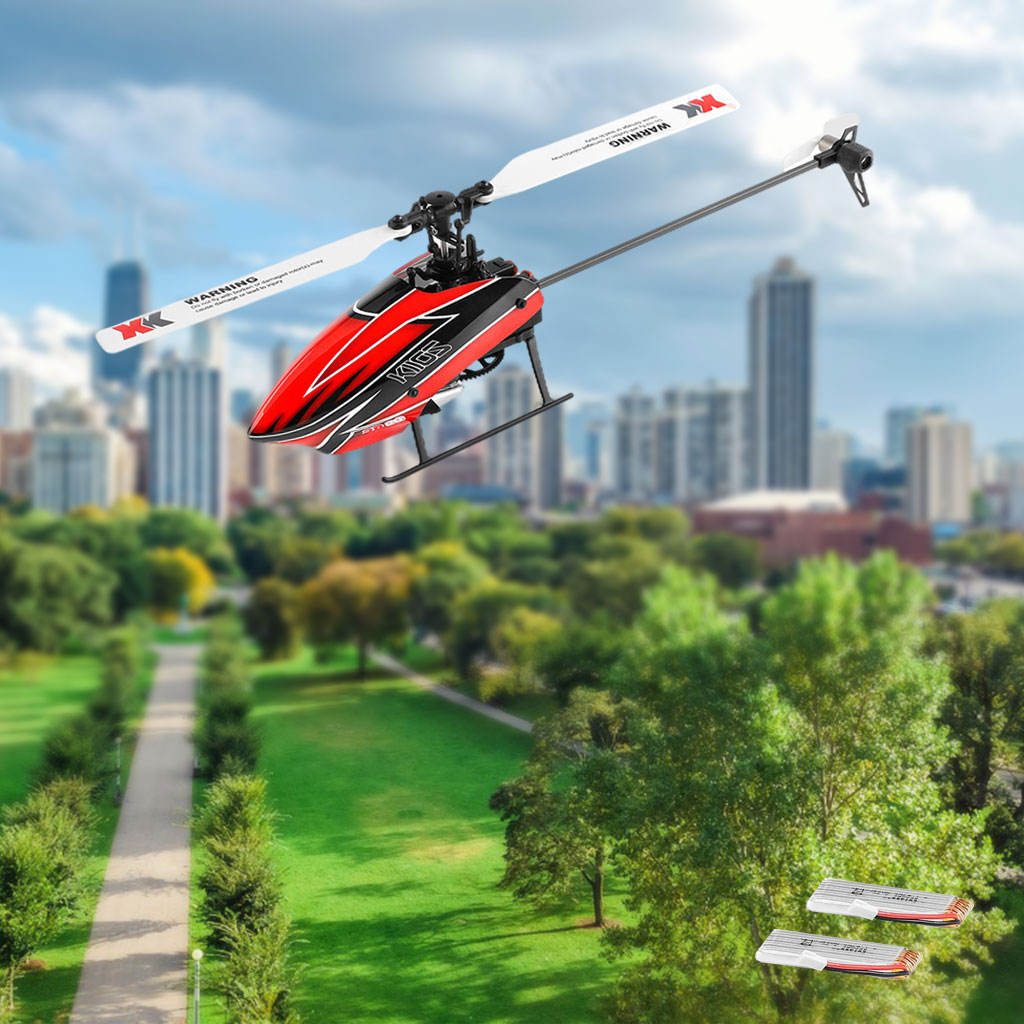 RC Flybarless Helicopter Airplane Outdoor Ready to Fly 3D/6G for Wltoys XK K110S Kids Adults Christmas Present
