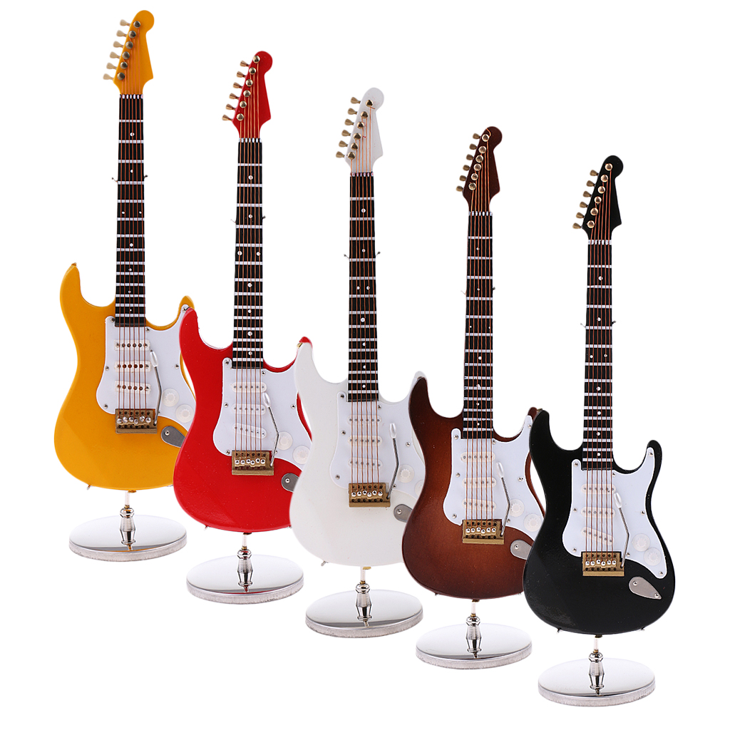 MagiDeal 1/6 Scale Wood Electric Guitar Model for 12 Inch Action Figure Accessory Kids Toys