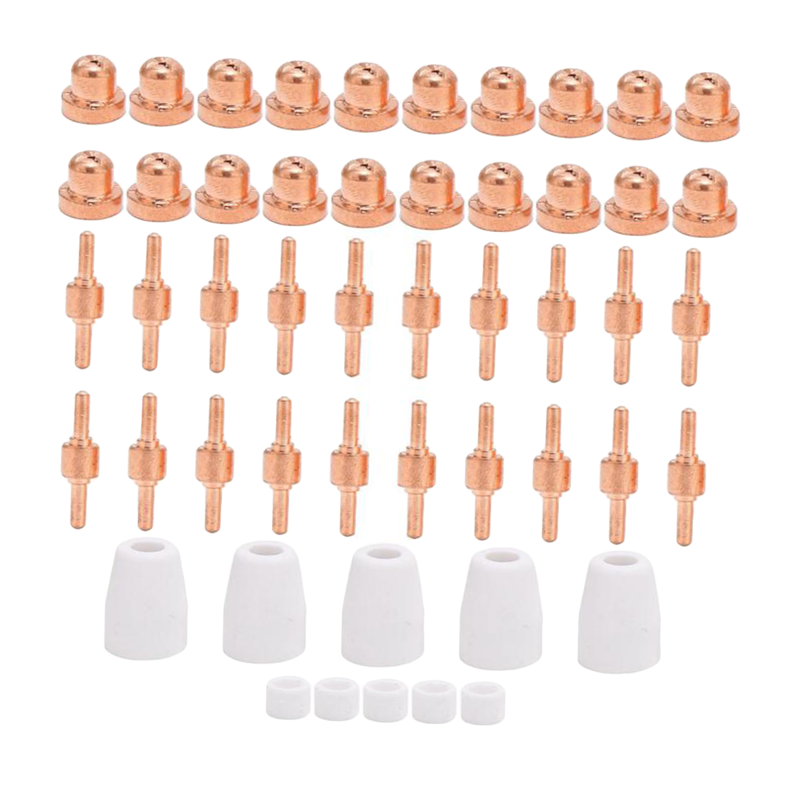 LG-40 Air Plasma Cutter Consumables Electrodes Tips Nozzle Set for CUT40 CUT50 LGK50 LGK60 Welding Machine