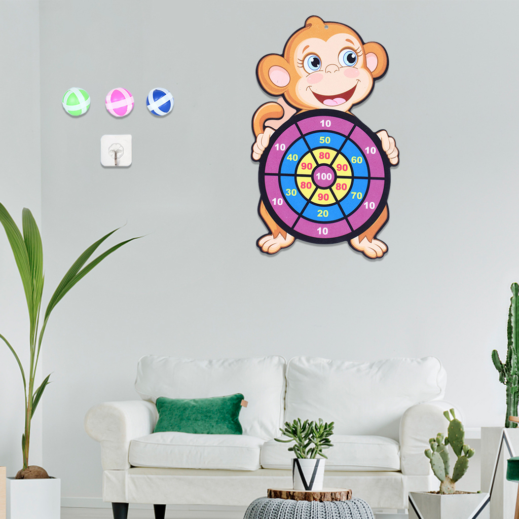 Classic Toy Target Sticky Ball Dart Board Indoor Party Family Activity Halloween Christmas Game Gifts for Kids