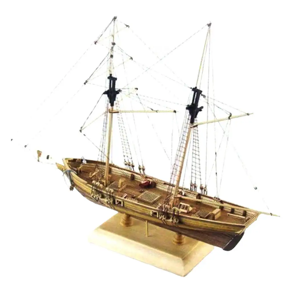 HEITIGN Modelos de Barco de Madera Decoración Del Modelo de Bricolaje para El Hogar Kit de Barco de Vela de Madera Regalos de Barcos de Juguete para Niños Modelo de Barco Vela Ensamblado de Madera 