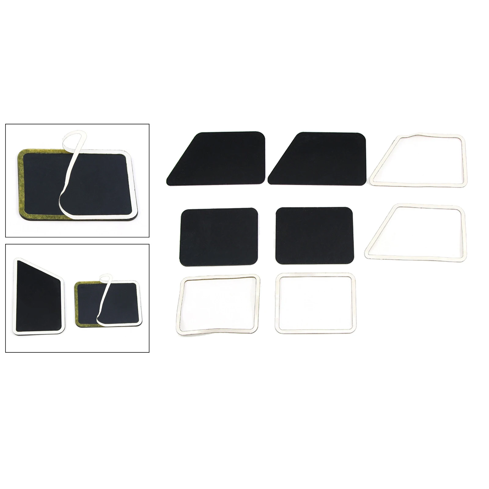 1Set/4pcs Durable RC Car Windows for SCX10 Simulation Climbing Car Upgrade Parts Easy to Install