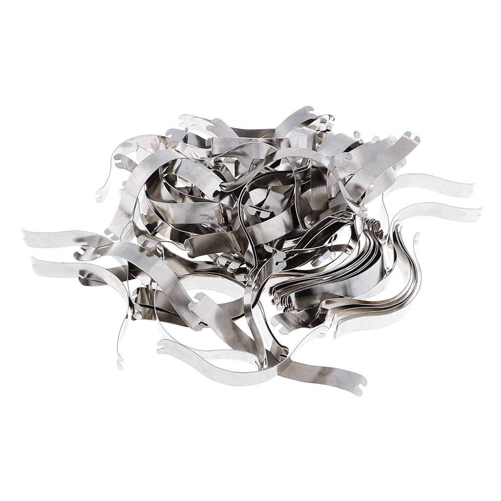 100Pcs Wholesale Spring Clips Metal Aluminum Picture Frame Hardware for Frame Molding 85x9mm