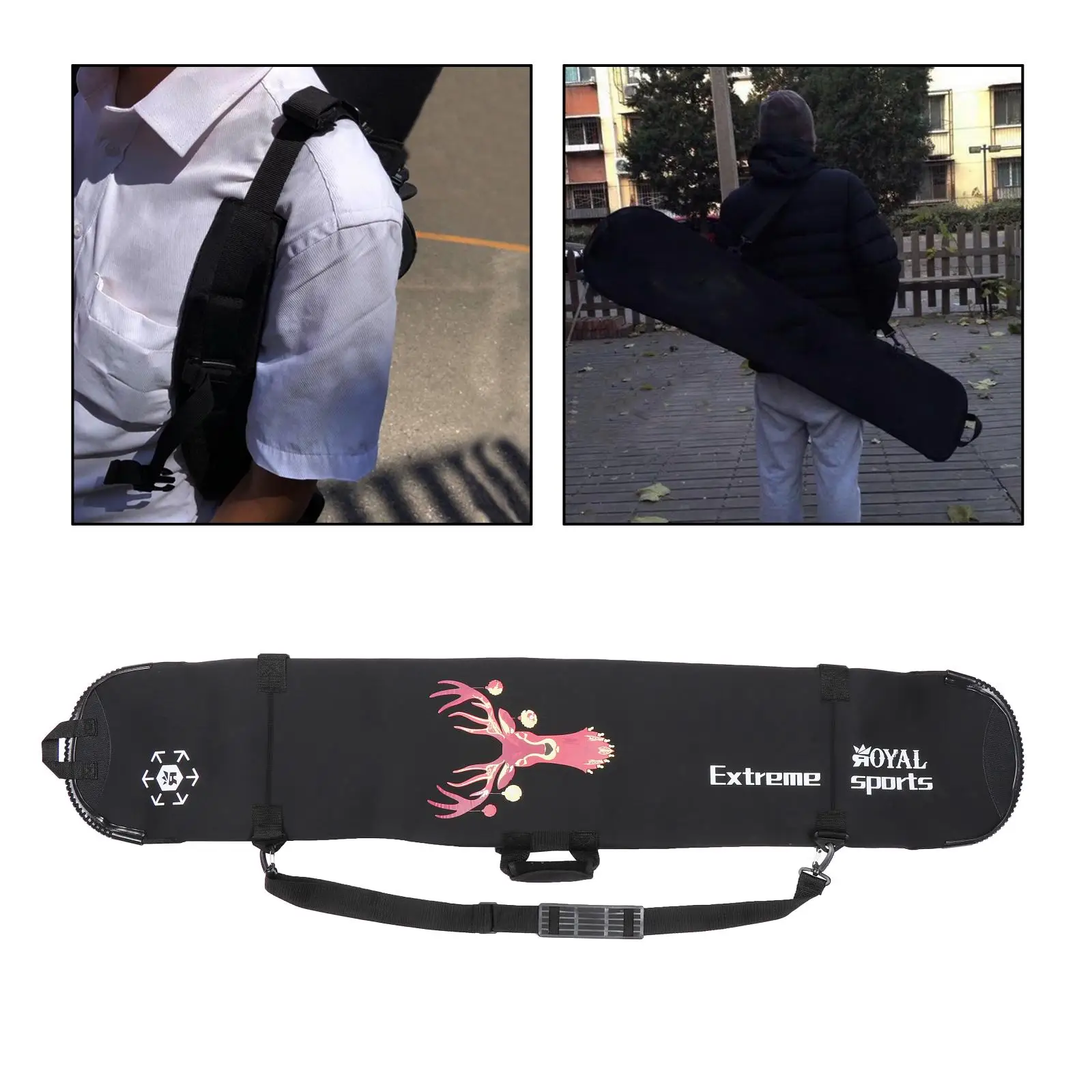 Deluxe Snowboard Bag Ski  Case Protection Waterproof Winter Skiing