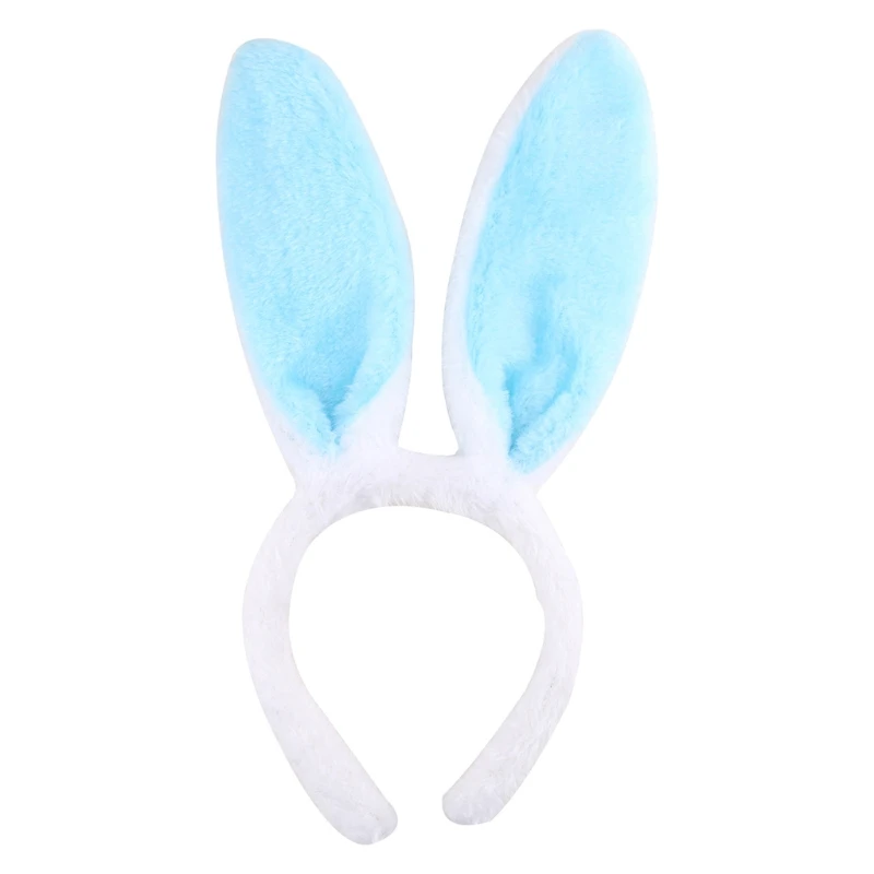 Plush Rabbit Ear Hair Hoop Bunny Ears Headband Theme Party Stage Performance Headdress Christmas Easter Cosplay Costum anime halloween costumes