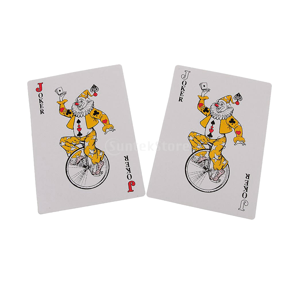 High Quality Twofold Giant Playing Cards Magic Party Game School Full Cards Red Fun Pub Club Family Party Deck Gift Table Games