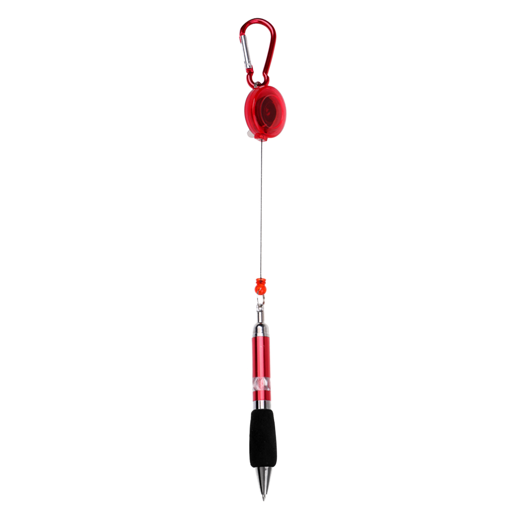 Ballpoint pen - with an easy-to- carabiner and an extendable cord, outdoor