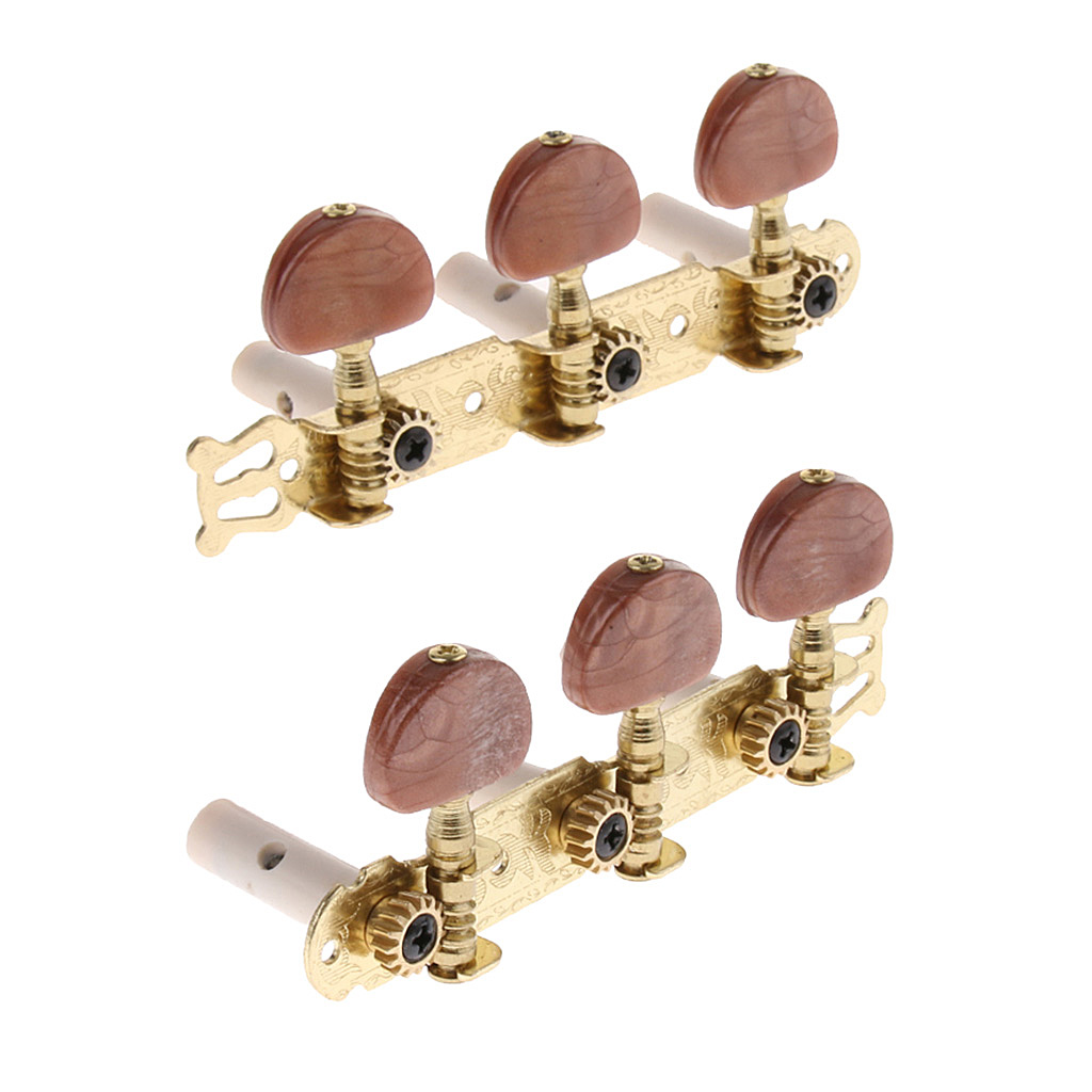 2pcs Guitar String Button Tuning Peg Machine Heads for Guitar Replacements