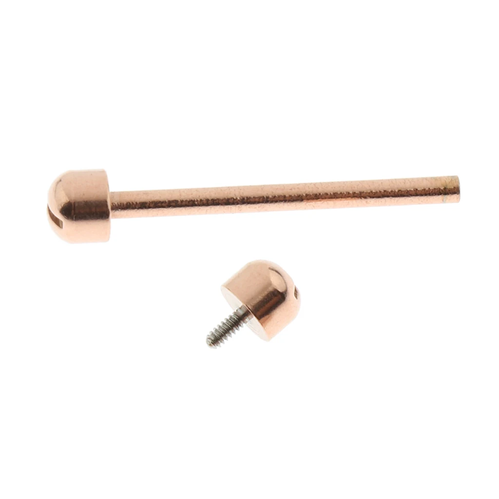 1 Piece Watch Screw Tube Screw Connecting Rose Gold w/Beautiful Design 18mm/20mm/22mm Inner Diameter