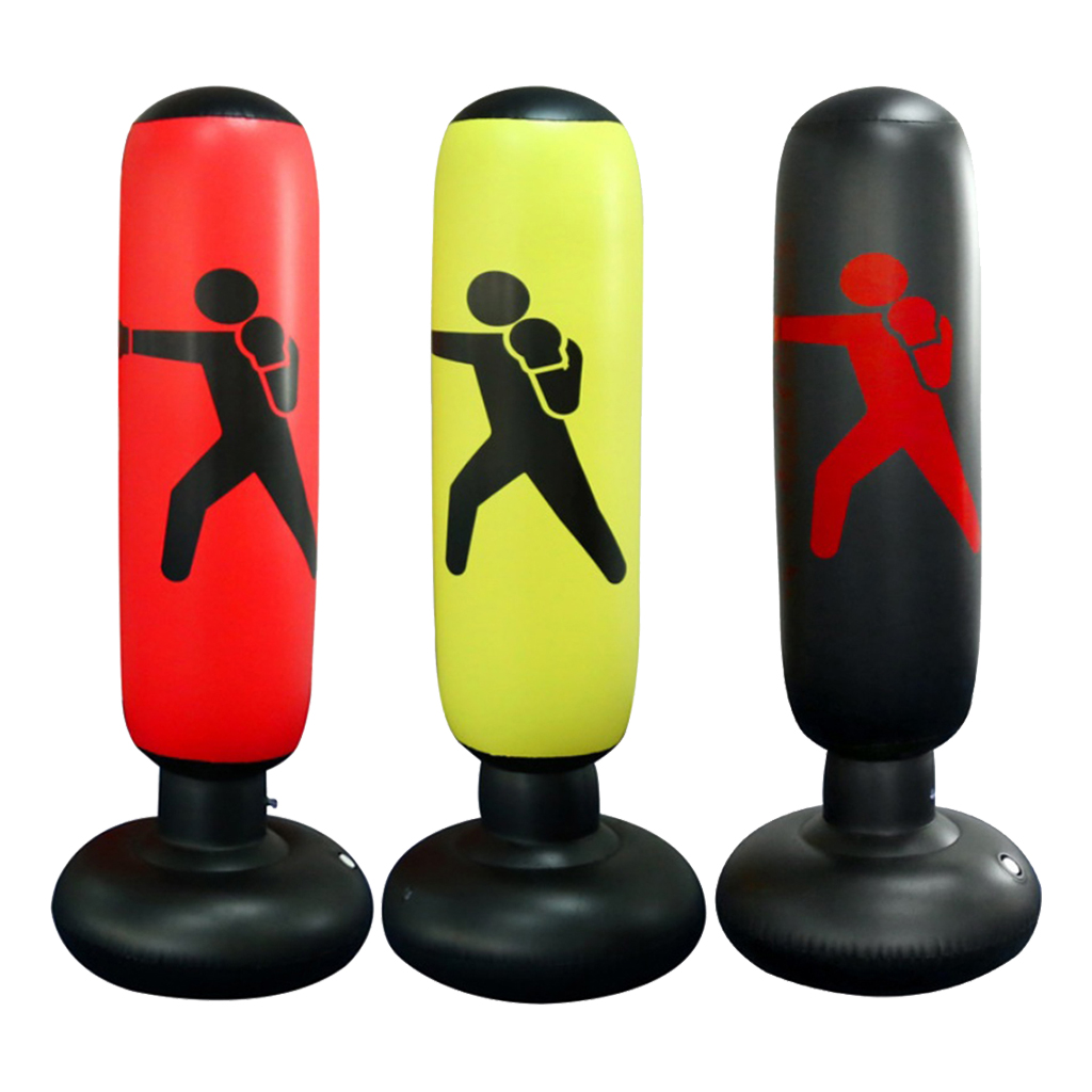 Inflatable Boxing Punch Bag Adults Children Tumbler Sandbag Gym Training