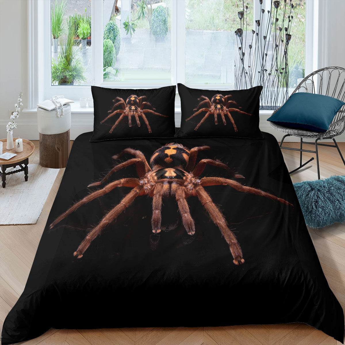 3d spider duvet