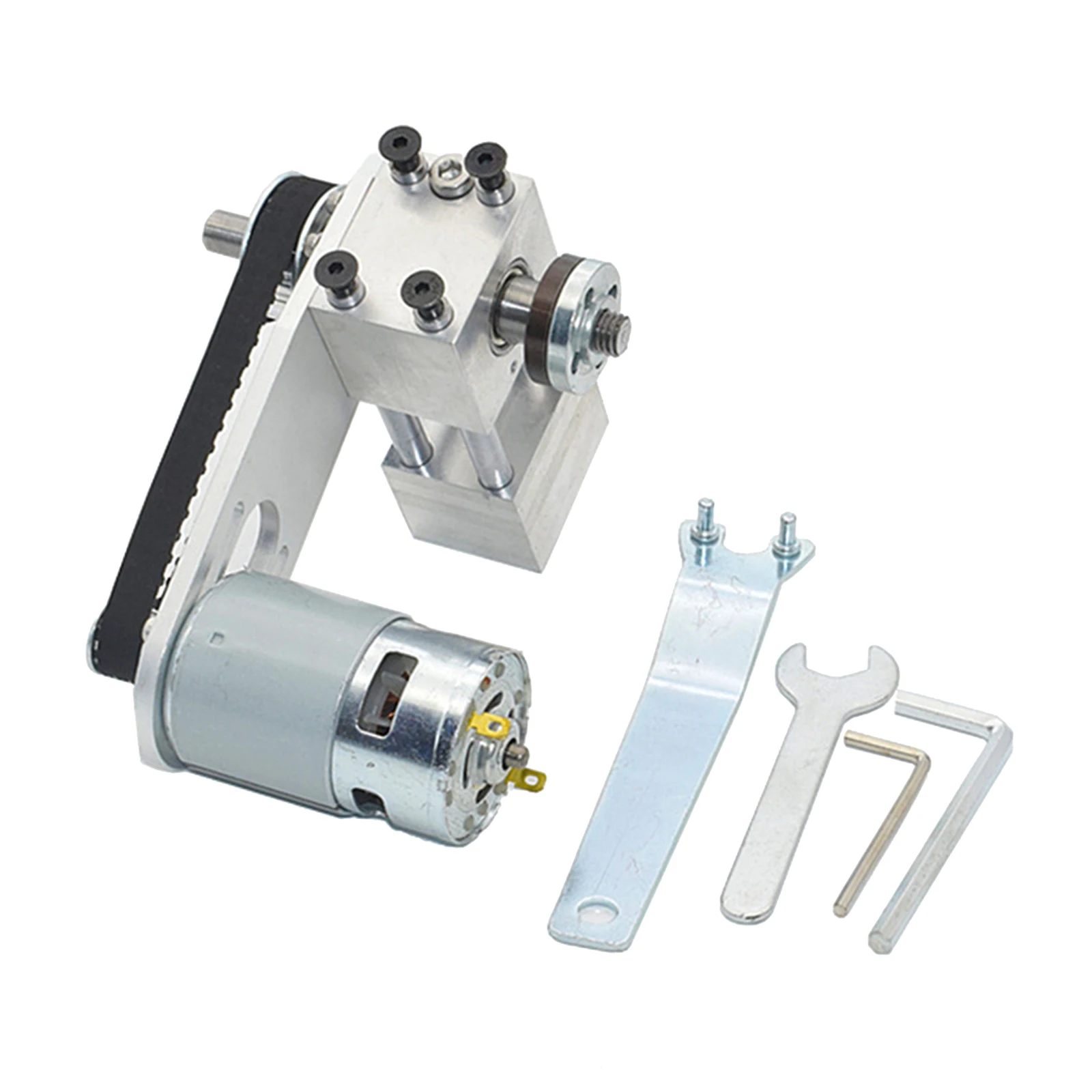 Mini Table Saw Lifting Spindle Assembly,DIY Woodworking Cutting Polishing Spindle with Motor ,Small Table Saw Accessories Set