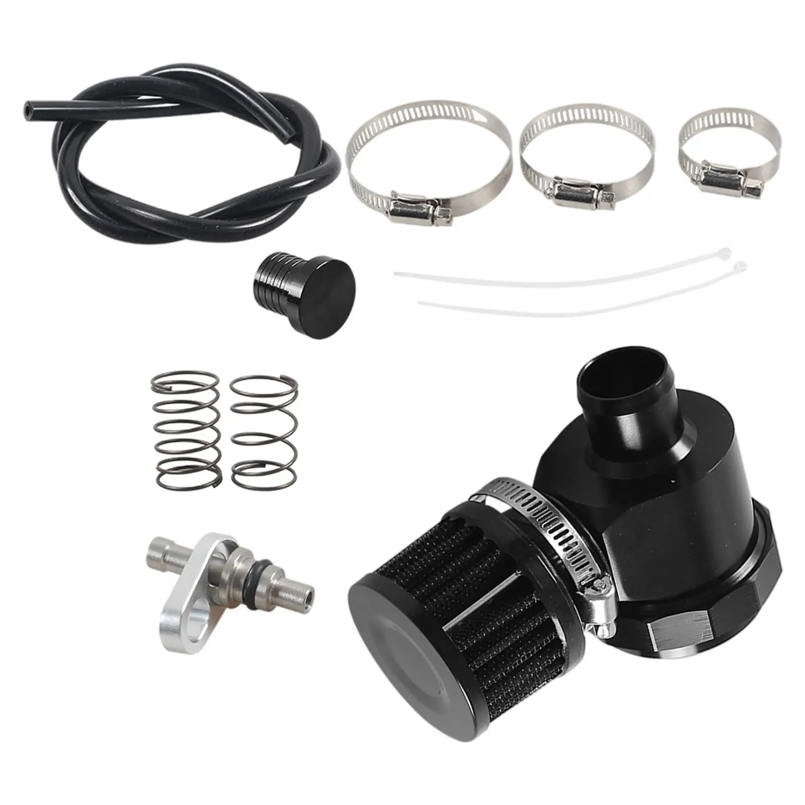 Blow Off Valve Kit Black Recirculating Vehicle Parts Car Supplies for Polaris RZR Xpt 16-2021 Turbo Billet Replacement