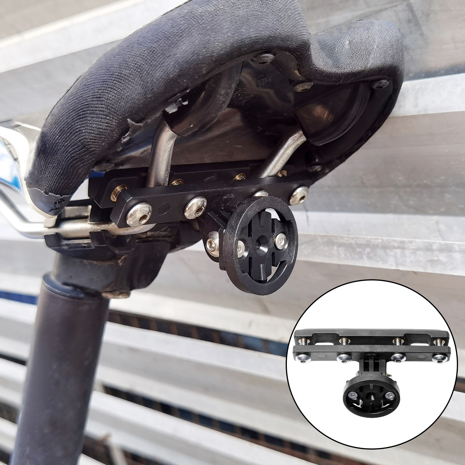 Durable Bike Tail Light Holder Stable Secure Seat Mount Bicycle Bracket Cycle Saddle Support for Garmin Varia RTL515 Cycling