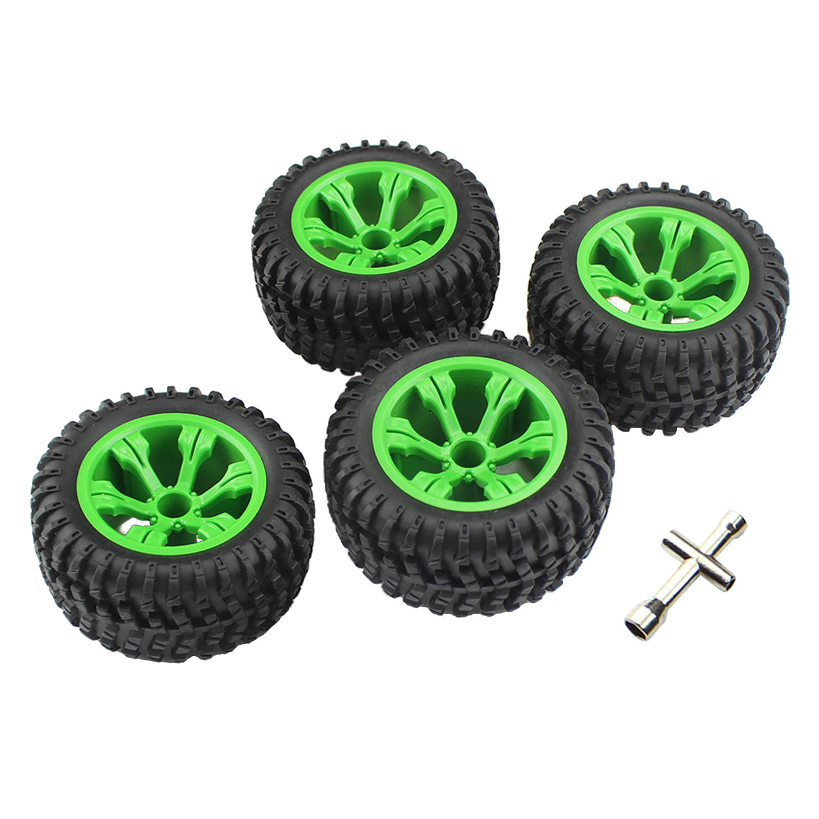 110mm Diameter Tire Replacement for Wltoys 12428 12428-B 12427 RC Cars in