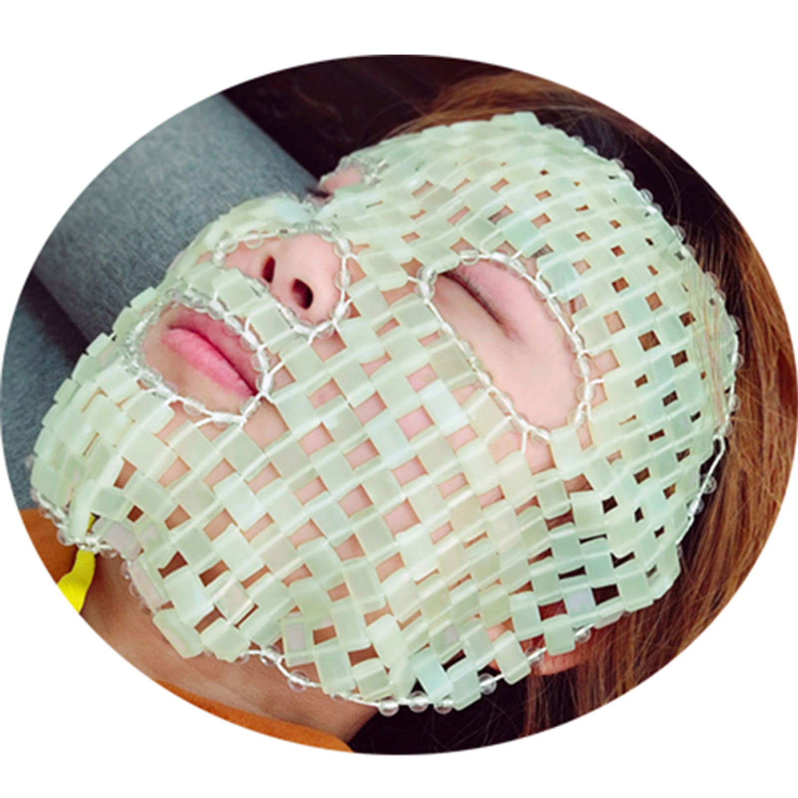 Jade Face , Jade  Relieving Face & Eye Puffiness, Anti Wrinkle 