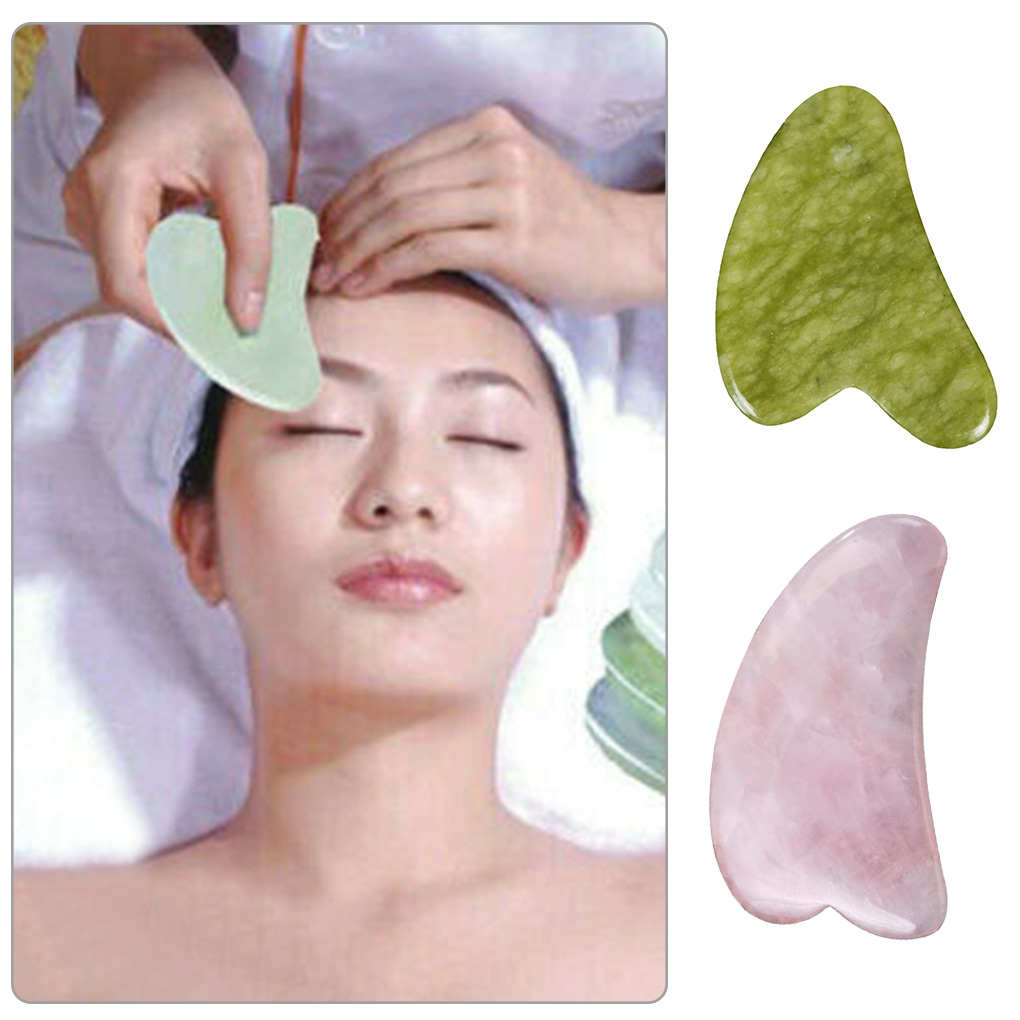 Best of 1PC Natural Jade Gua Sha Scraper Board Massage Quartz Jade Guasha Stone For Face Neck Skin Lifting Wrinkle Remover Beauty Care Reviews & Tips